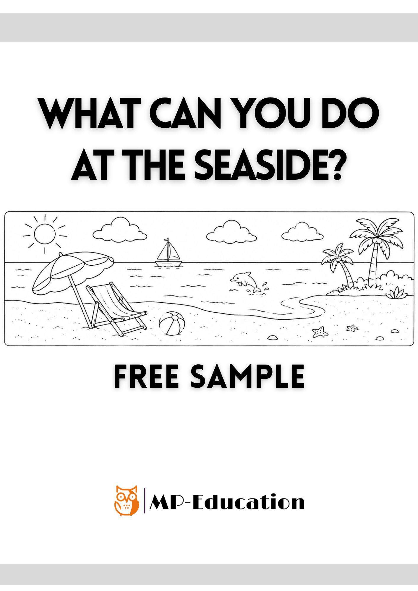 What can you do at the seaside - Kids Can 3 unit 6 free sample