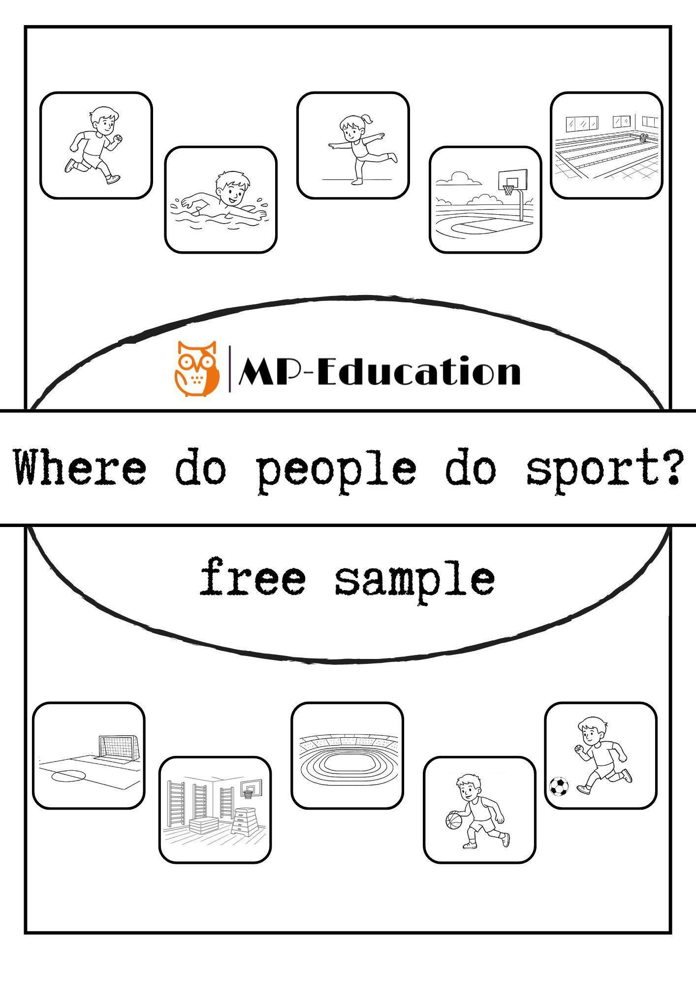 Where do people do sport - Kids Can 3 unit 1- FREE SAMPLE